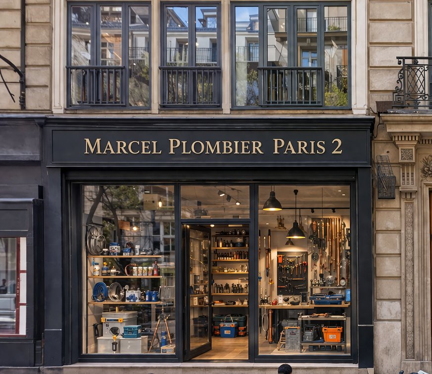 Intérieur atelier Marcel Plombier Paris 2