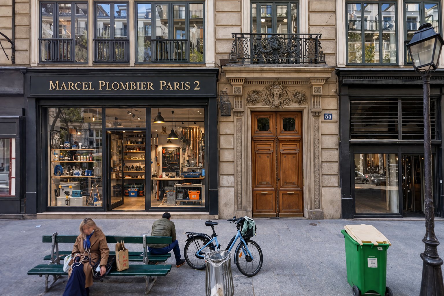 Marcel Plombier Paris 2 – 36 Rue Étienne Marcel
